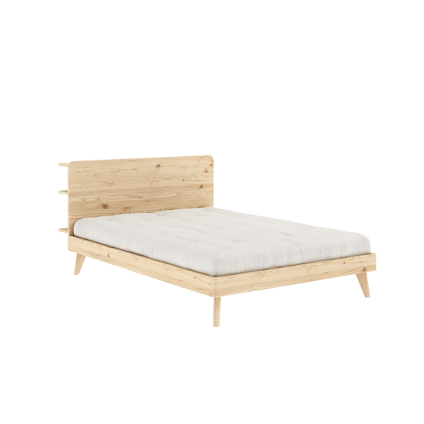 RETREAT BED CLEAR LACQUERED 140 X 200 for 889 EUR | no. 433101140200 | en