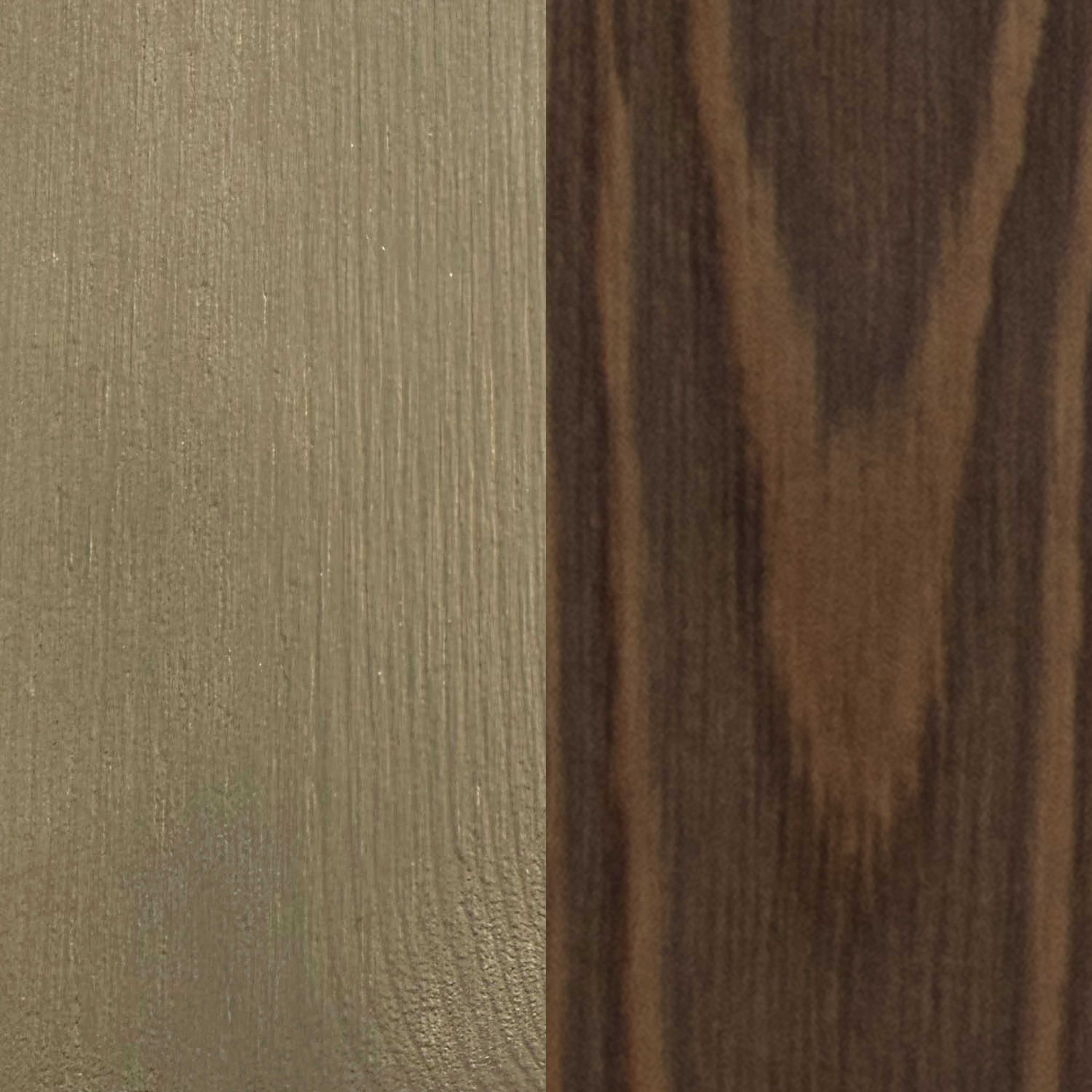 106 Carob Brown / 410 Sage Green